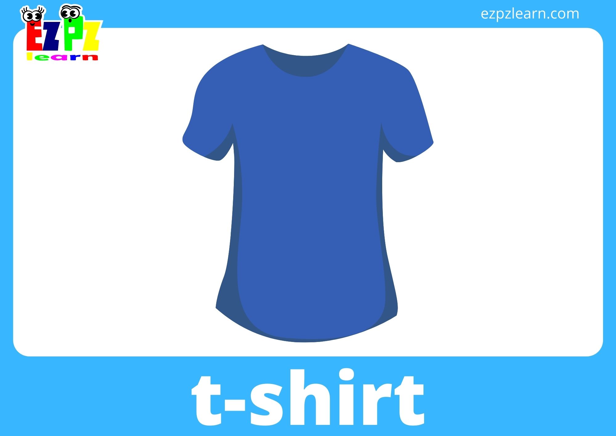 Clothes Flashcards With Words View Online or Free PDF Download